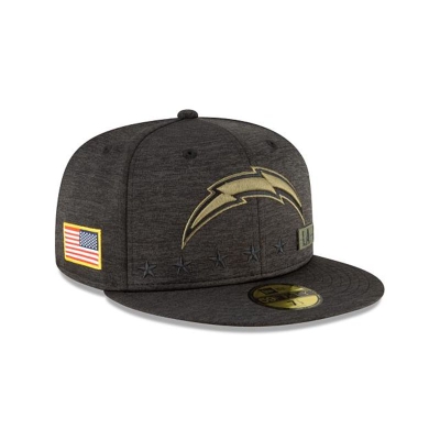 Sapca New Era Los Angeles Chargers NFL Salute To Service 59FIFTY Fitted - Negrii